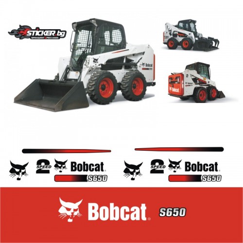BOBCAT S650 Skid Steer Decal Sticker Set - NB65 Complete Kit